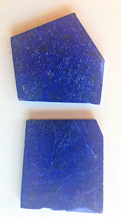 the semi precious stone Lapis could be used in art works by Santa Fe Stone Creations
